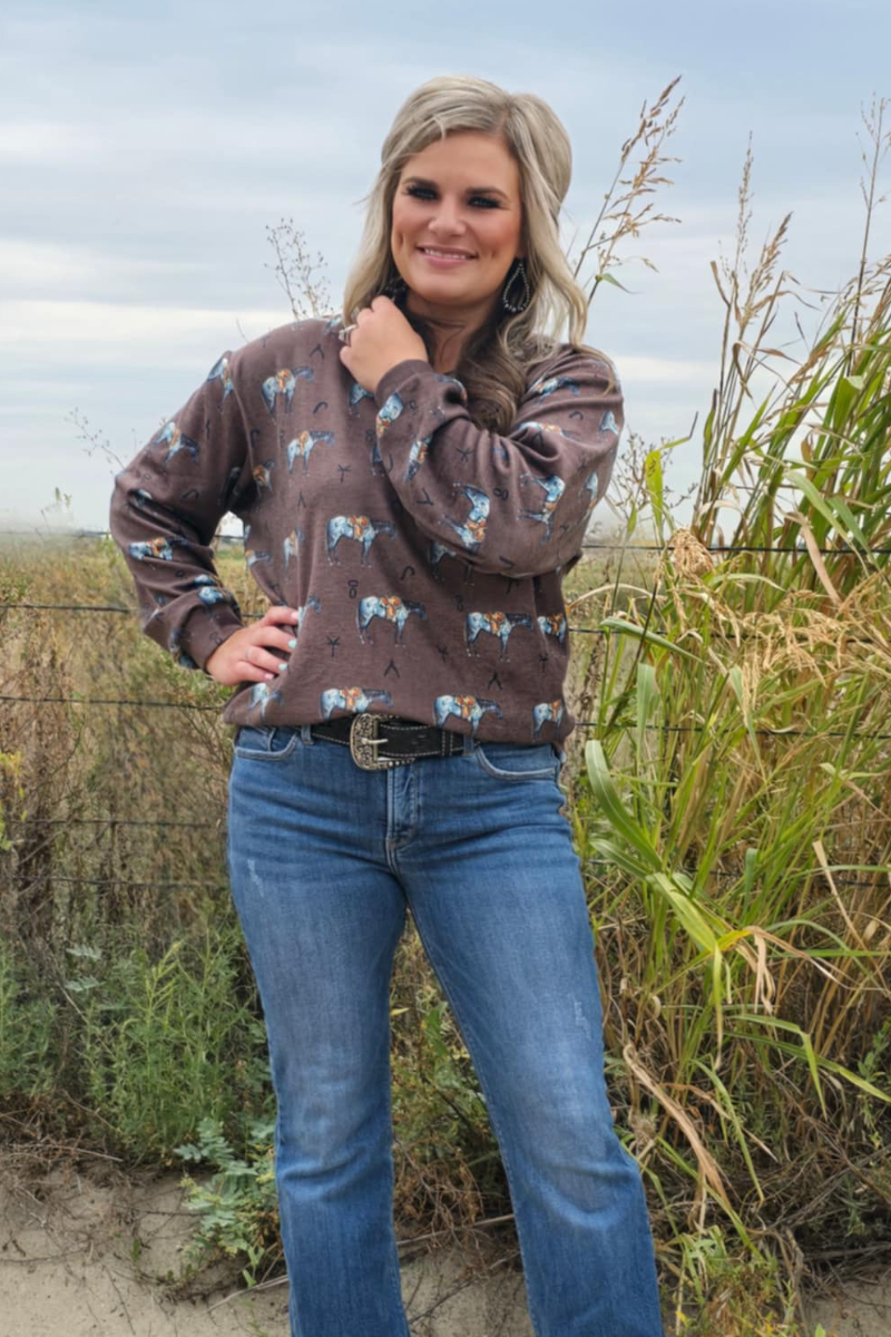 Blue Roan Sweatshirt