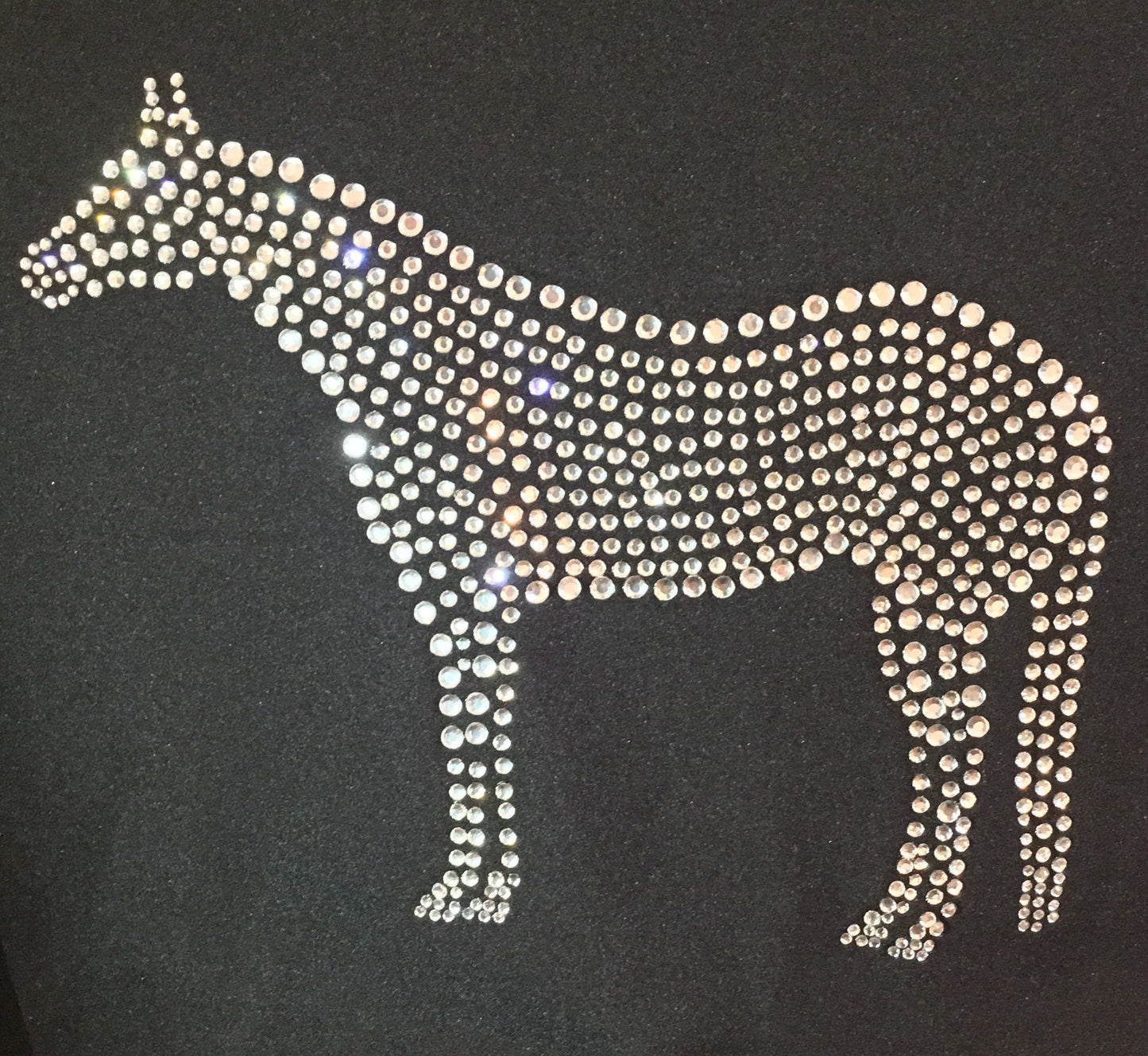 Halter Horse Rhinestone Vest - Sparkling Cowgirl