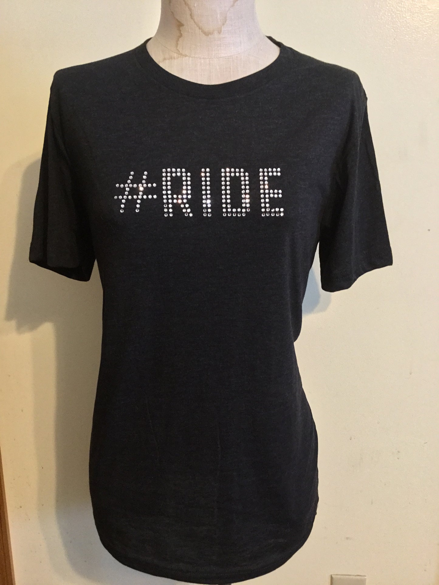 #RIDE Rhinestone Tee - Sparkling Cowgirl