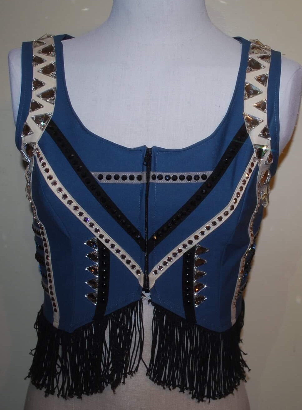 Slate blue Bolero - Sparkling Cowgirl