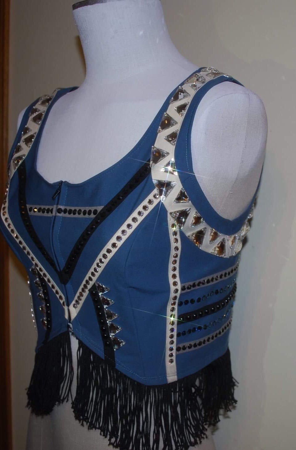 Slate blue Bolero - Sparkling Cowgirl