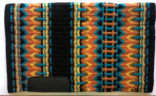 Show Pad 2000 - Black base with Copper, Gold, Caramel, Chocolate and Turquoise - Sparkling Cowgirl