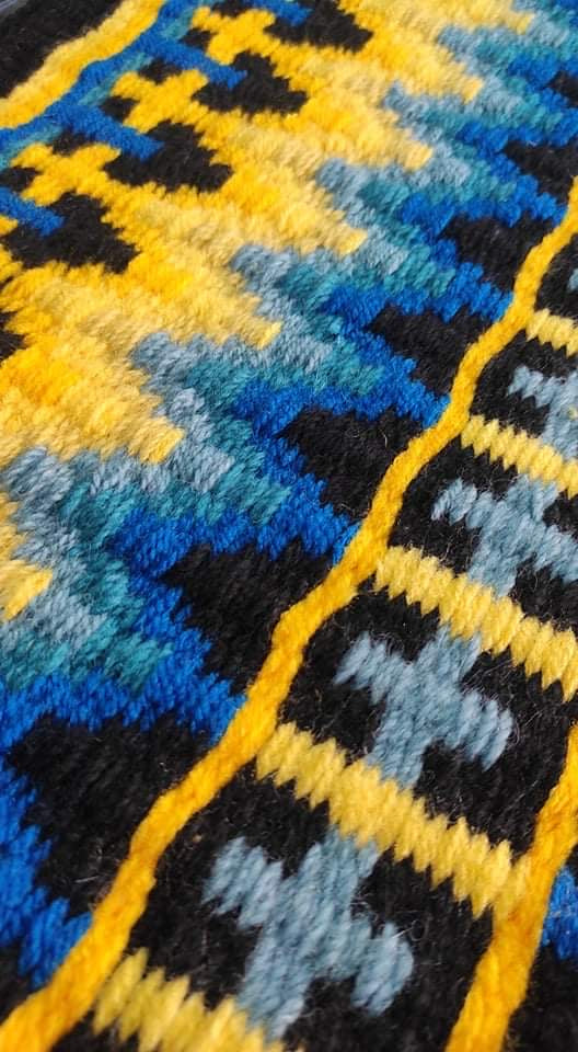 Show Pad 2024 - Black base with Shades of Yellow and Blue - Sparkling Cowgirl