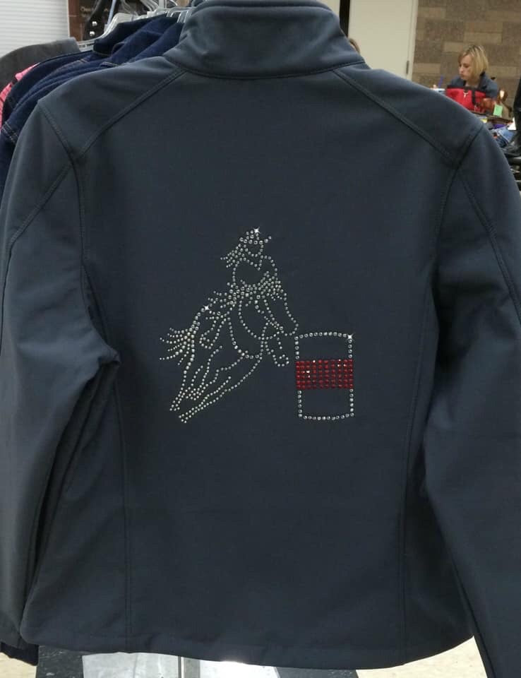 Barrel Racer Rhinestone Jacket - Sparkling Cowgirl