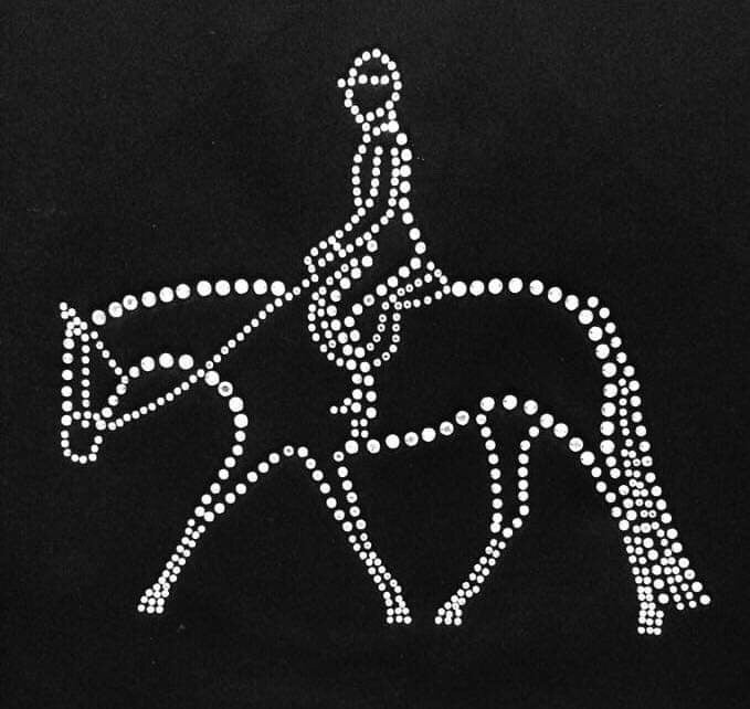 Hunter Under Saddle Rider Rhinestone Jacket - Sparkling Cowgirl
