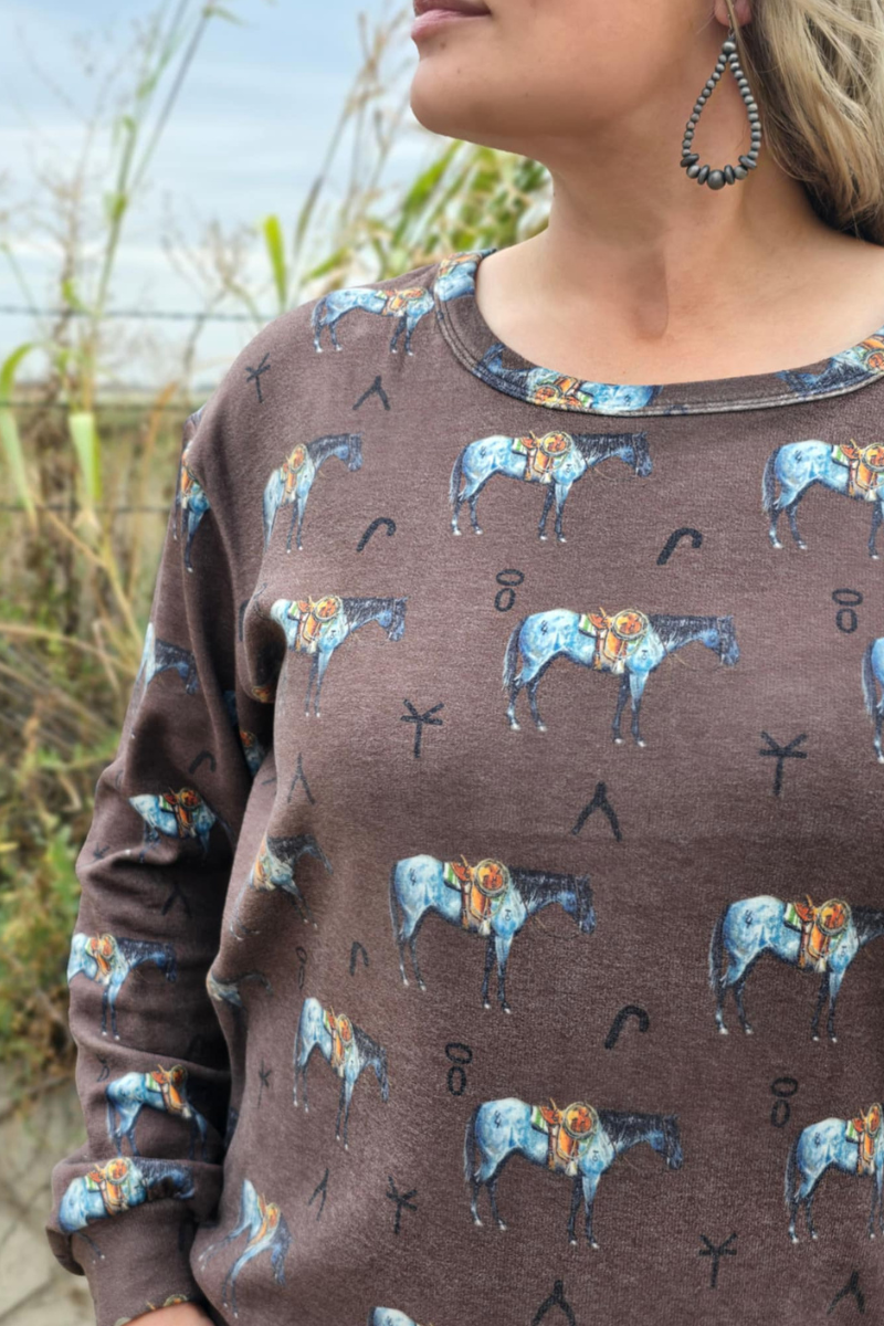 Blue Roan Sweatshirt