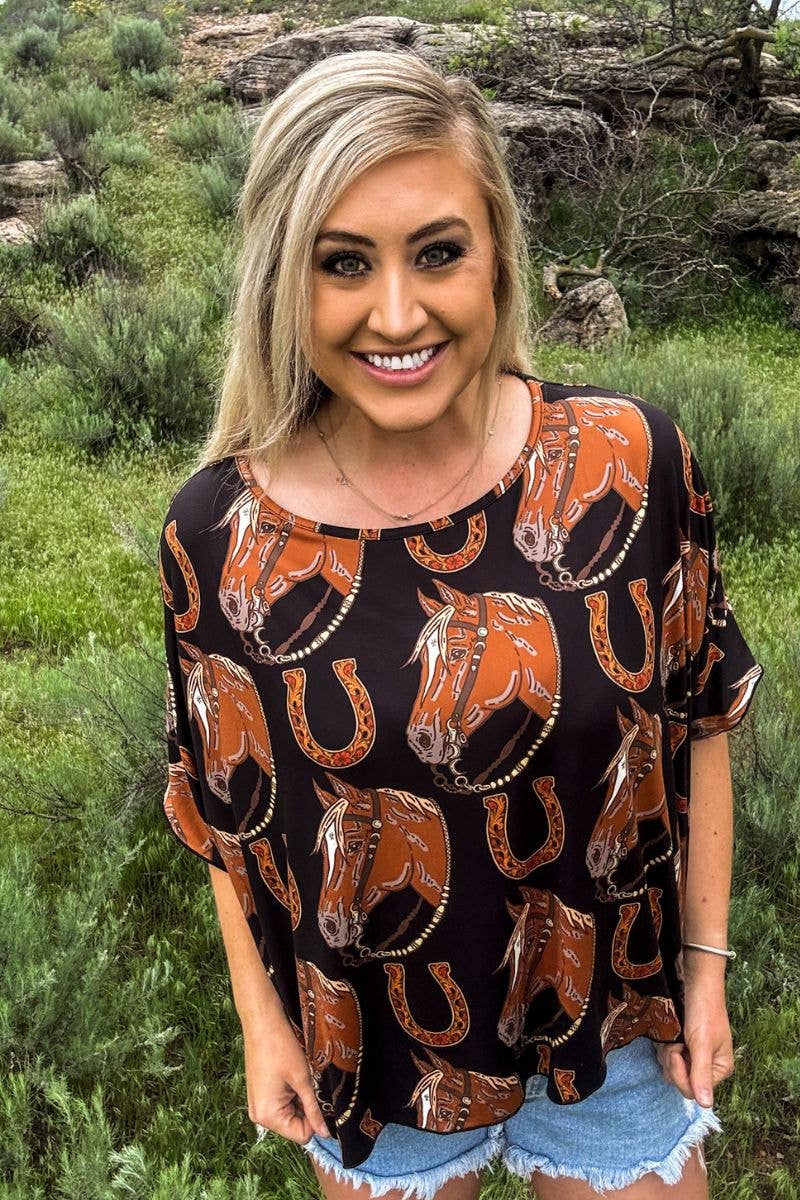 Lucky Horse Top