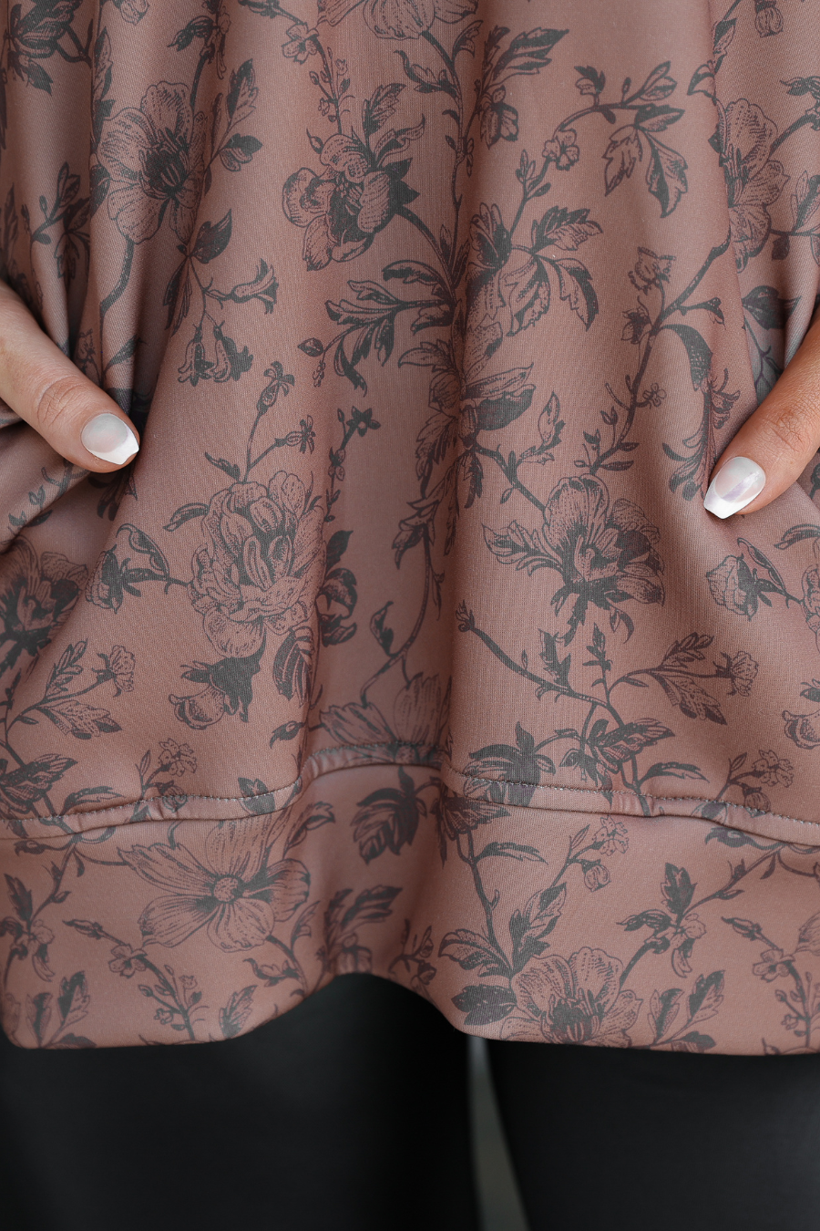 Rosewood Bloom Pullover