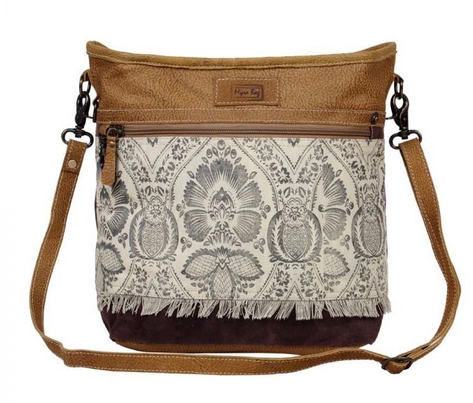 Myra Bag Brown and tan Shoulder Bag S-2656 - Sparkling Cowgirl