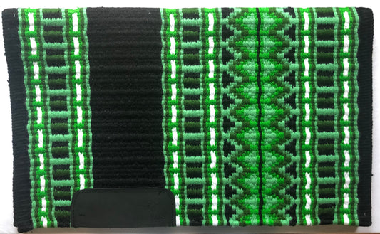Elite Show Pad 1998 - Black base with Kelly Green, Light Green, Forest Green and White