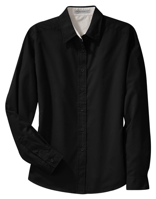Button Up Shirt - Black - Sparkling Cowgirl