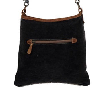Myra Bag Grey Flourish Shoulder Bag S-2623 - Sparkling Cowgirl