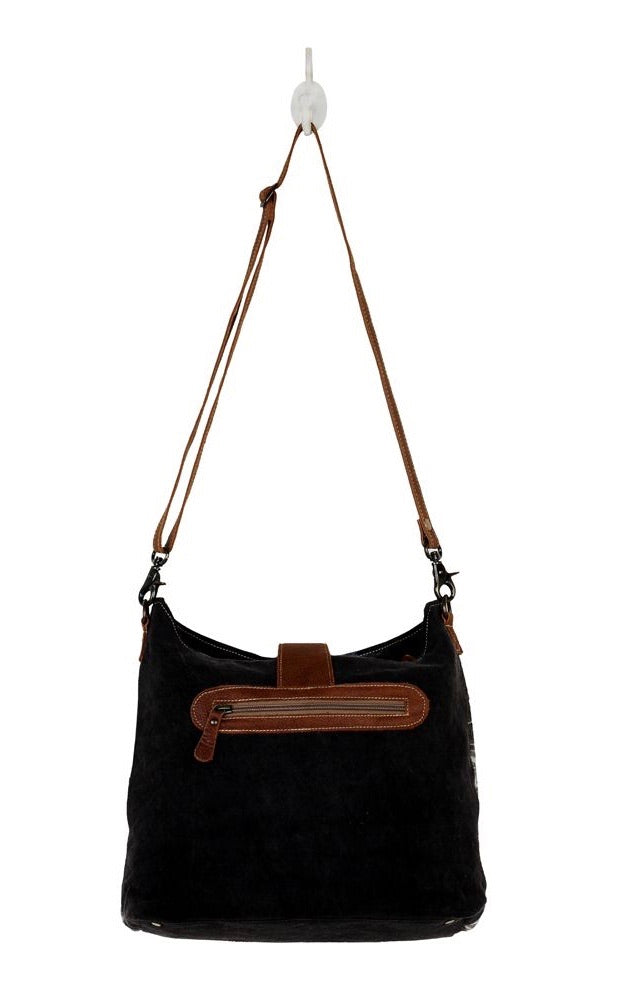 Myra Bag Grey Flourish Shoulder Bag S-2655 - Sparkling Cowgirl
