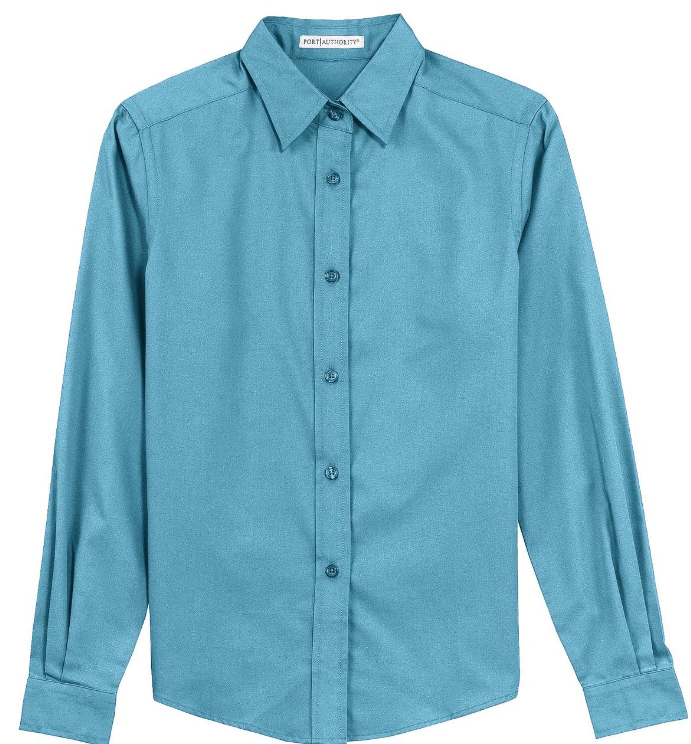 Button Up Shirt - Maui Blue - Sparkling Cowgirl