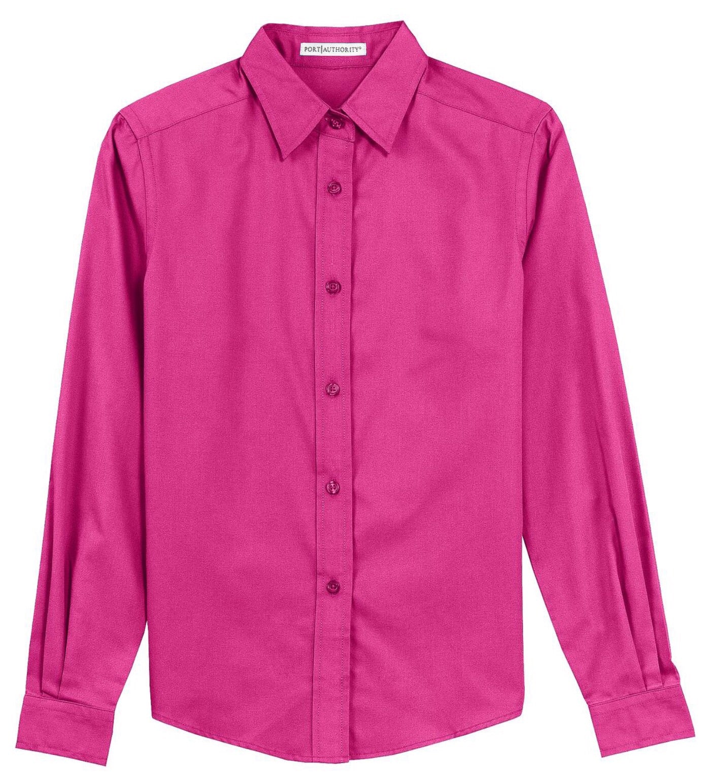 Button Up Shirt - Hot Pink - Sparkling Cowgirl