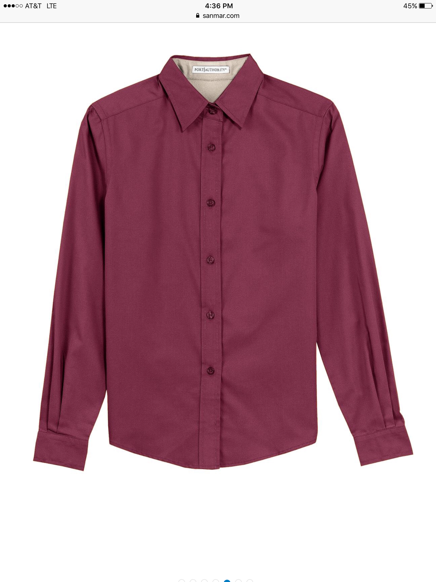 Button Up Shirt - Burgundy - Sparkling Cowgirl