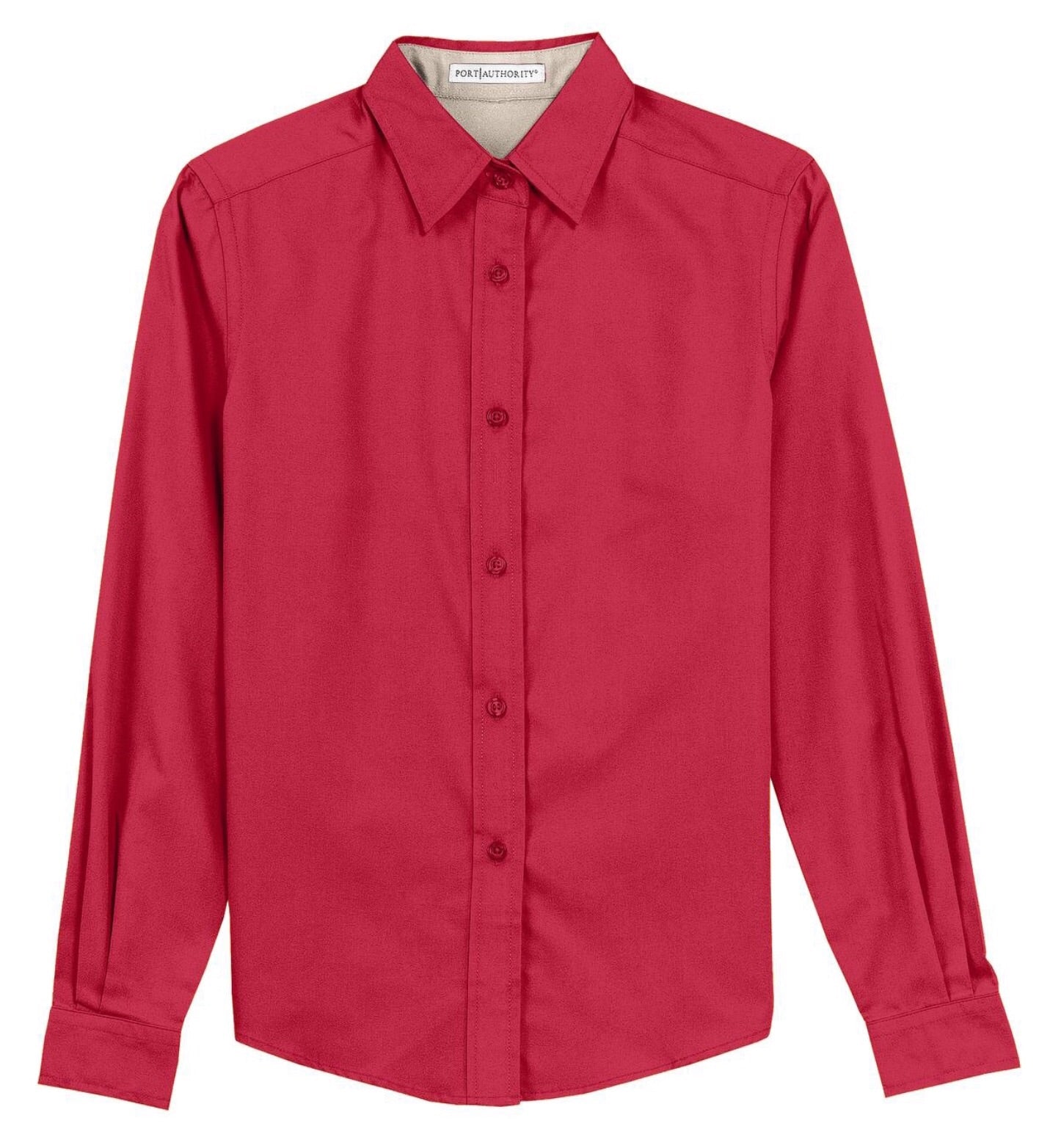 Button Up Shirt - Red - Sparkling Cowgirl