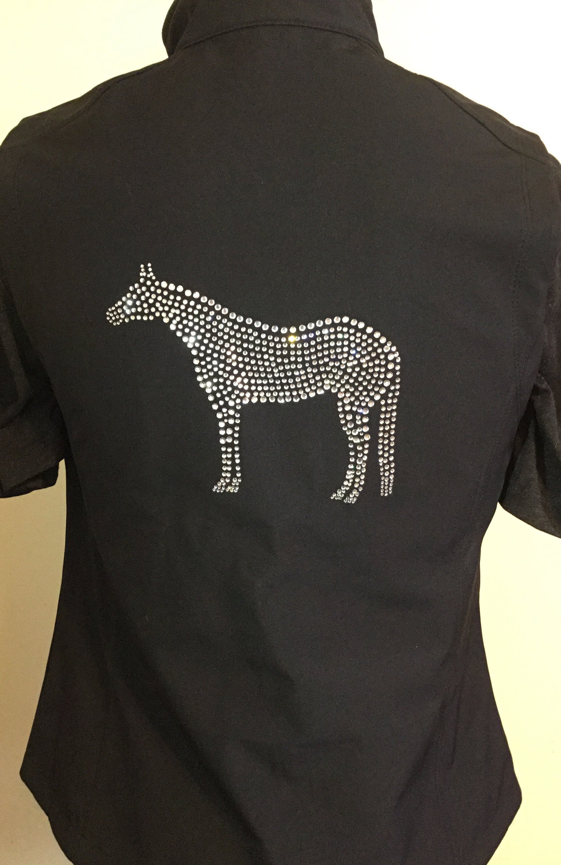 Halter Horse Rhinestone Vest - Sparkling Cowgirl