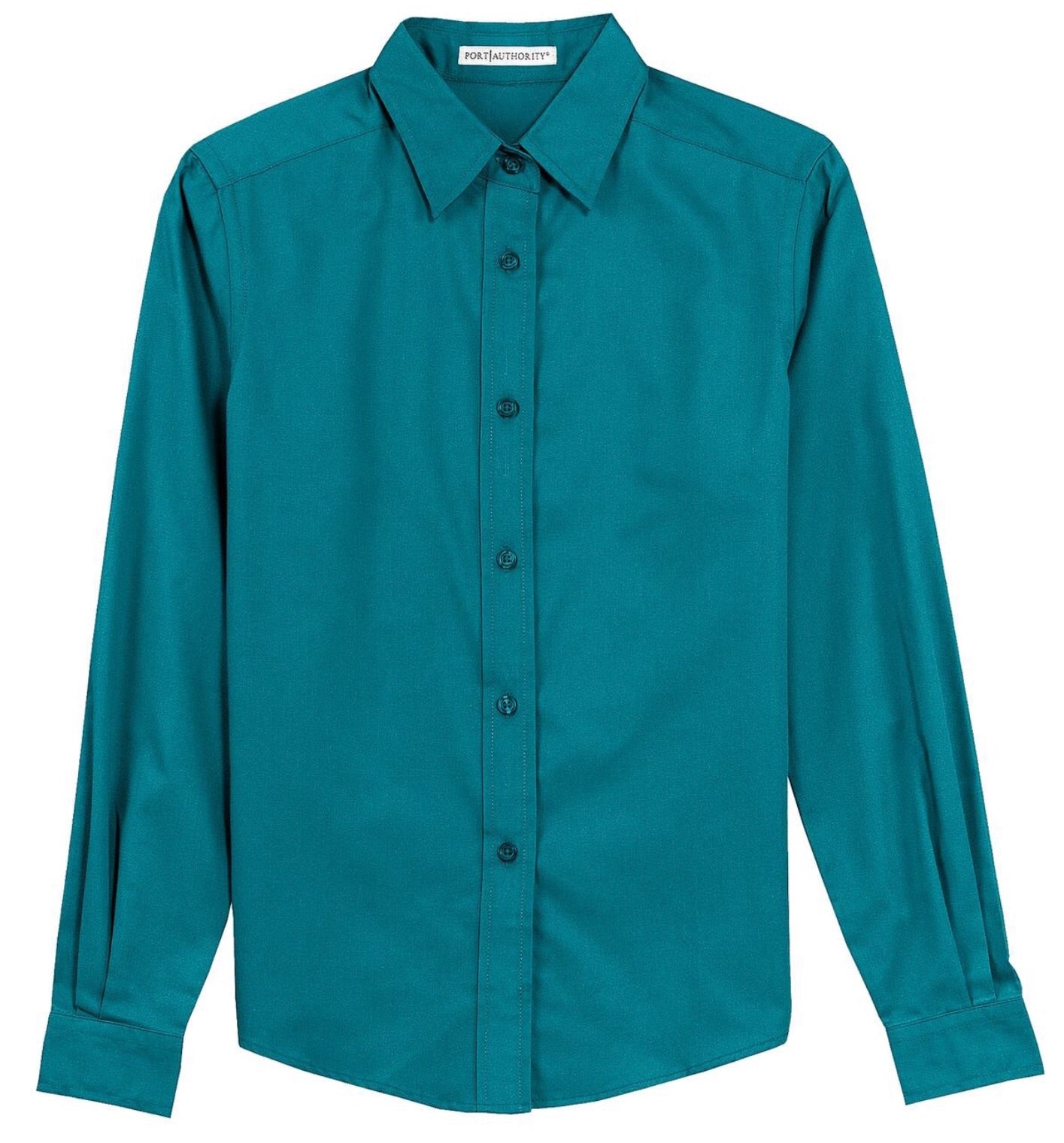 Button Up Shirt - Teal - Sparkling Cowgirl